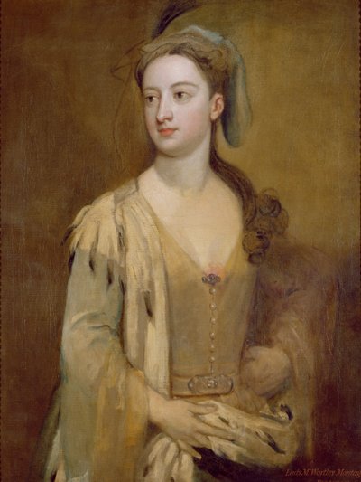 A Woman, called Lady Mary Wortley Montagu, c.1715-20 by Godfrey Kneller